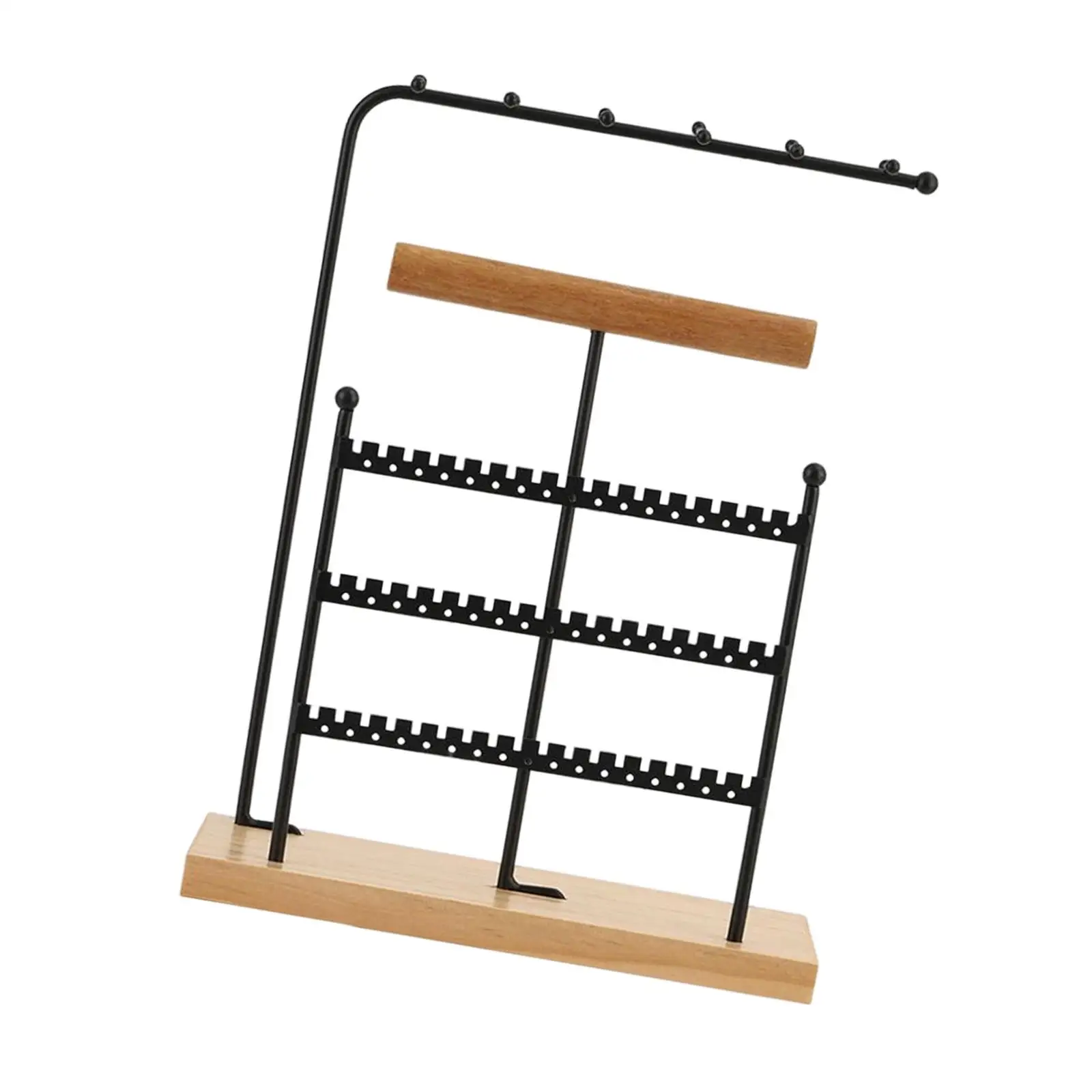 

5 Layer Jewelry Display Rack Necklace Holder Stand for Watches Ear Stud Bracelets Dresser