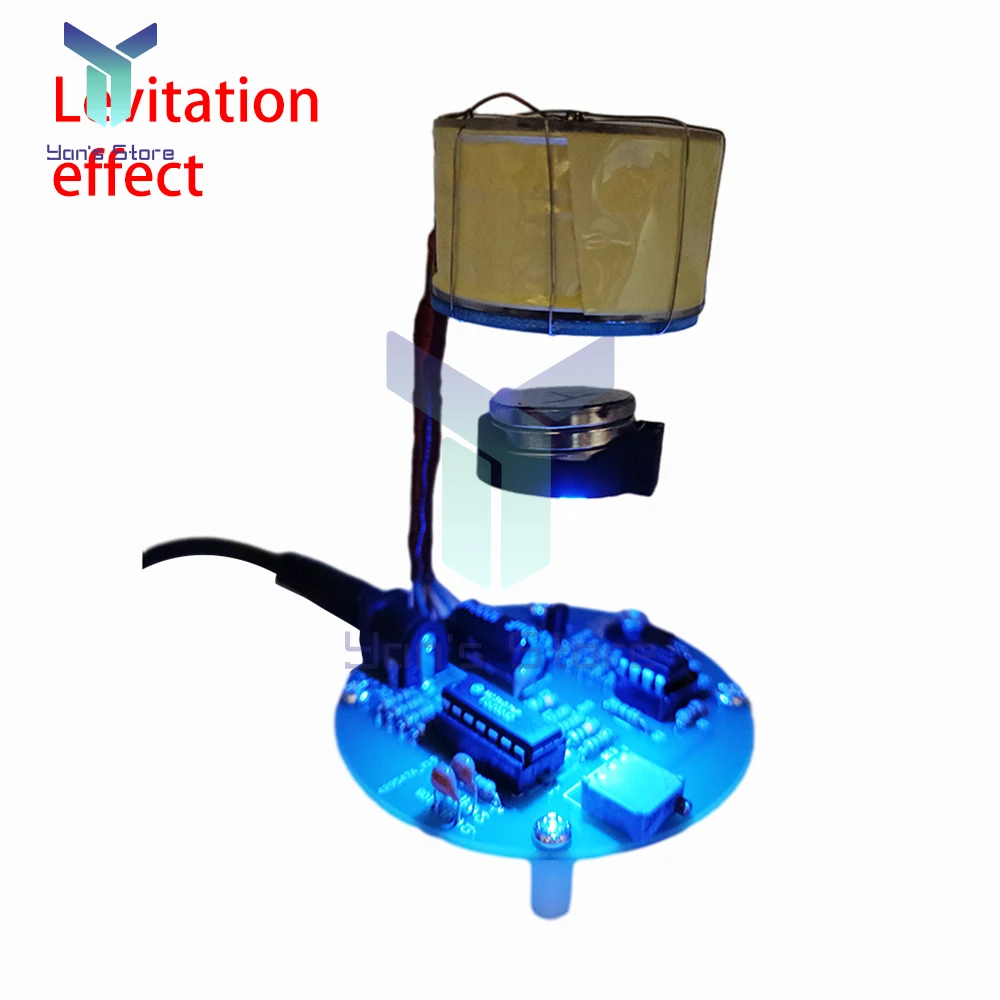 

1 Set Intelligent Maglev Coil Electronic DIY Loose Parts Pull-up Maglev Electronic Production Learning Kit 12V 1A-2A 2-10W