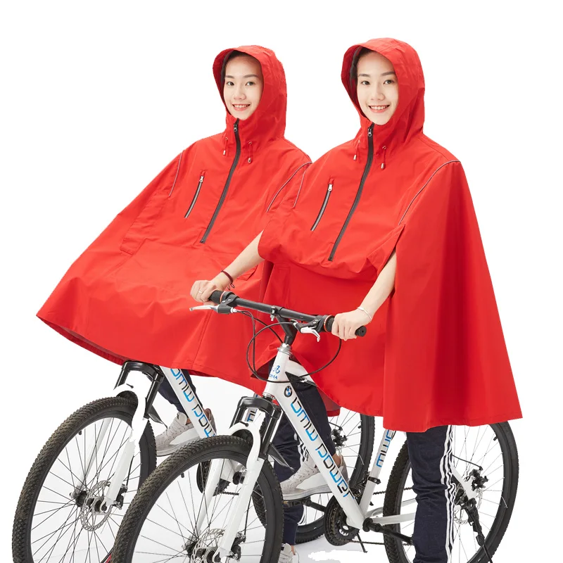 Bicycle Rain CoatCycling Rain Poncho Women/Men Multi Gear Reflective Design Cycling Climbing Hiking Tour Cover