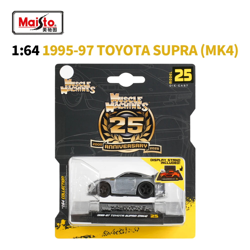 마이스토 1:64 2025 RWB 911 토요타 R34 MK4 머슬 트랜스포츠 차량 스태틱 다이캐스트 차량 수집용 취미 모델카 장난감