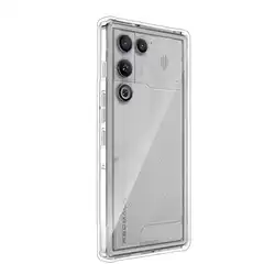 Translucent Shockproof Armor Phone Case with Matte TPU Frame for RedMagic 11 Air (No Magnetic - Clear)