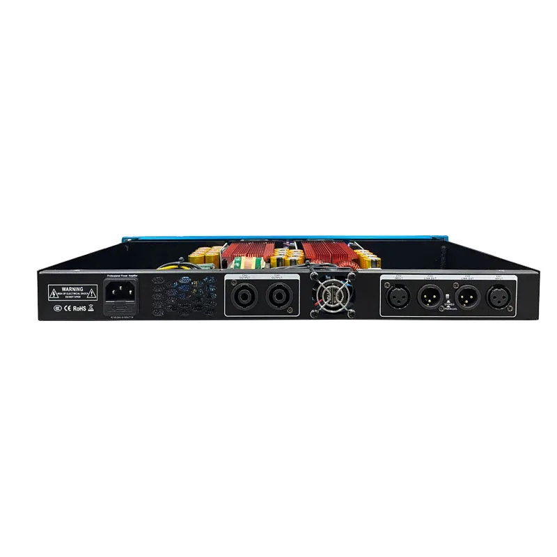 PX1600 디지털 파워 앰프 2/4채널 1600W 전문 오디오 앰프 1U 서브우퍼 앰프 클래스 D 라인 어레이 스피커