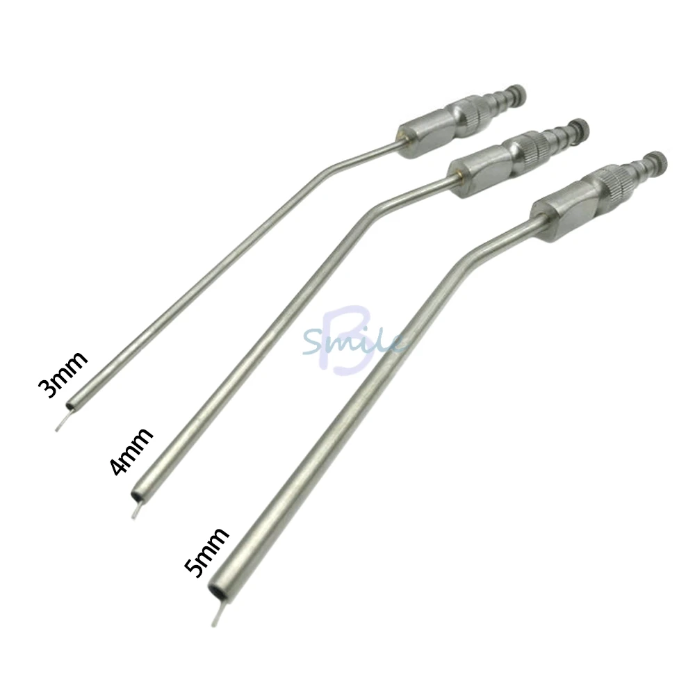 

high quality 10Pcs/bag Dental Medical Surgery Aspirator 3/4/5mm Ferguson Frazier Suction Tube Lab use Tube Implant Surgical Tool