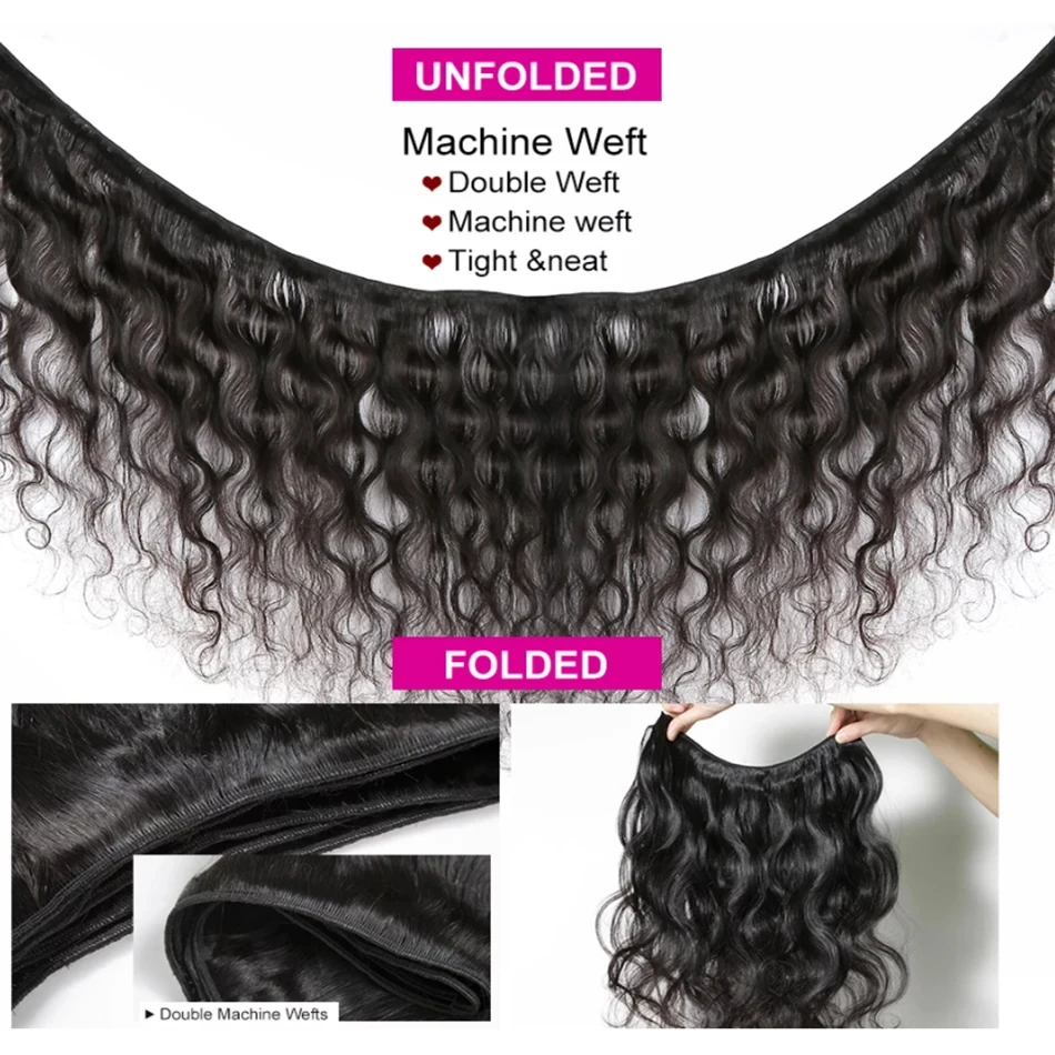 Haolocs Brasilianisches Ombre Haar – 4 Bündel á 100g, 8 Zoll Körperwelle, Remy Human Hair