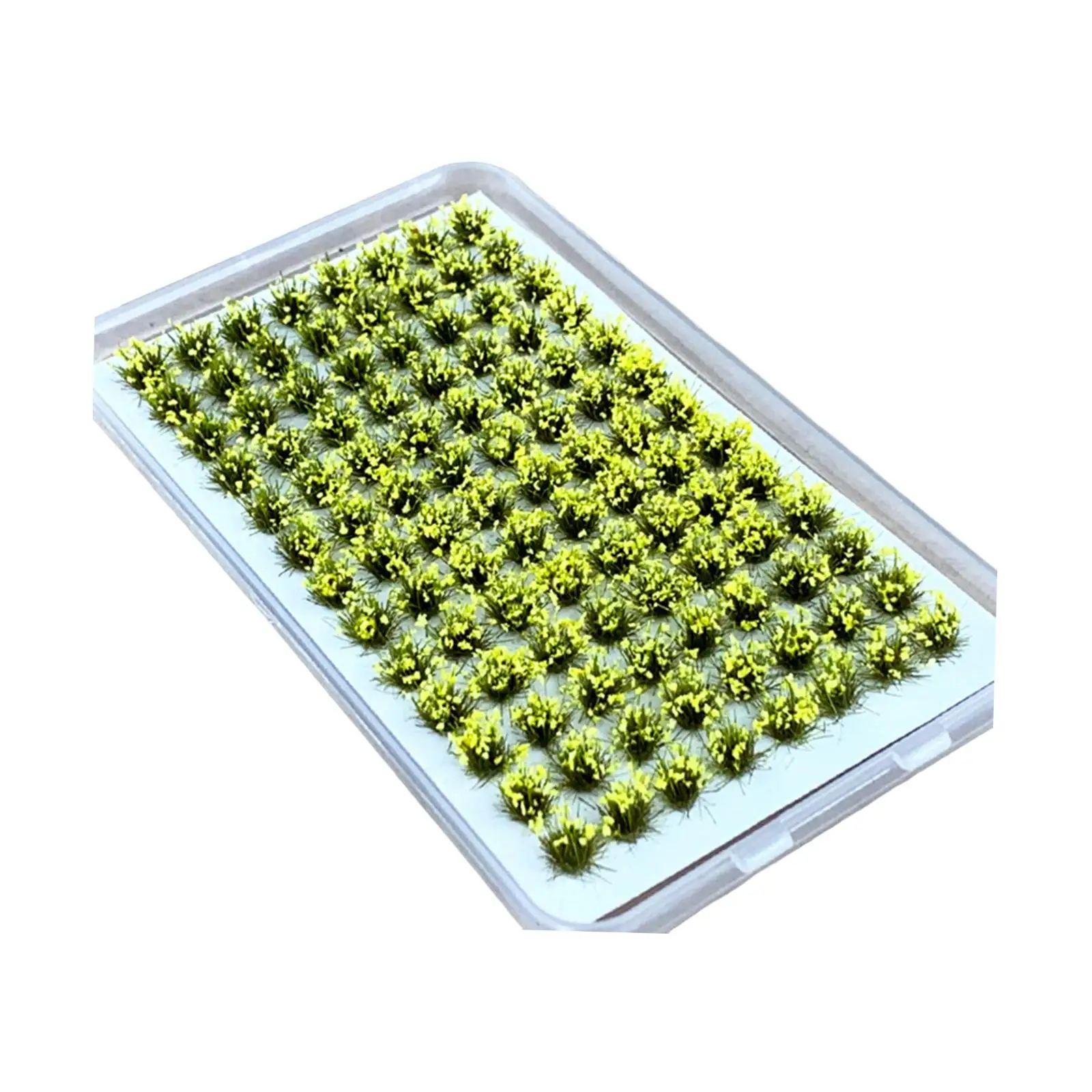 DIY 미니어처 꽃 클러스터, 식물 그룹, 잔디 장식