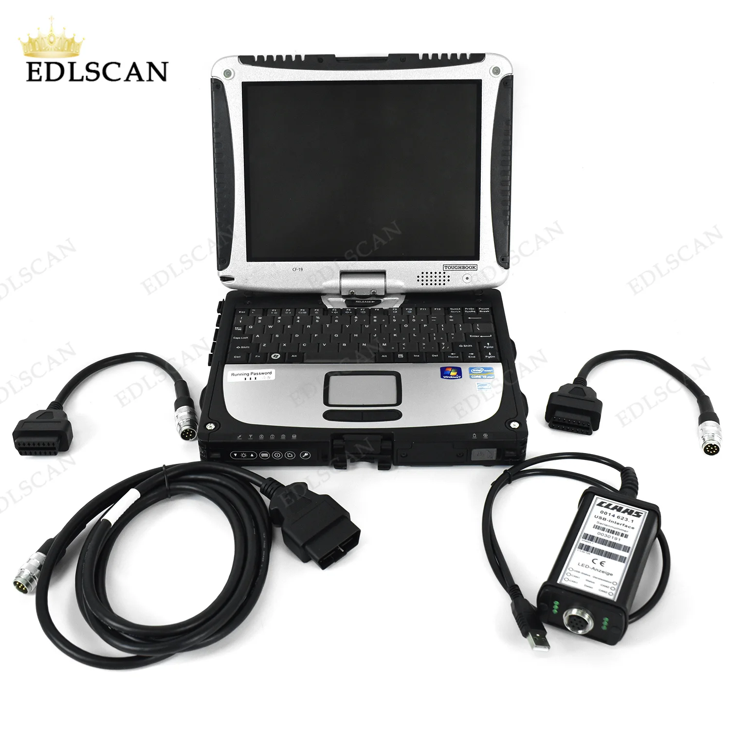 

2024 CF19 Laptop FOR CLAAS Diagnostic Interface Software Foragriculture Construction Truck Excavator Diagnostic Tool Manual