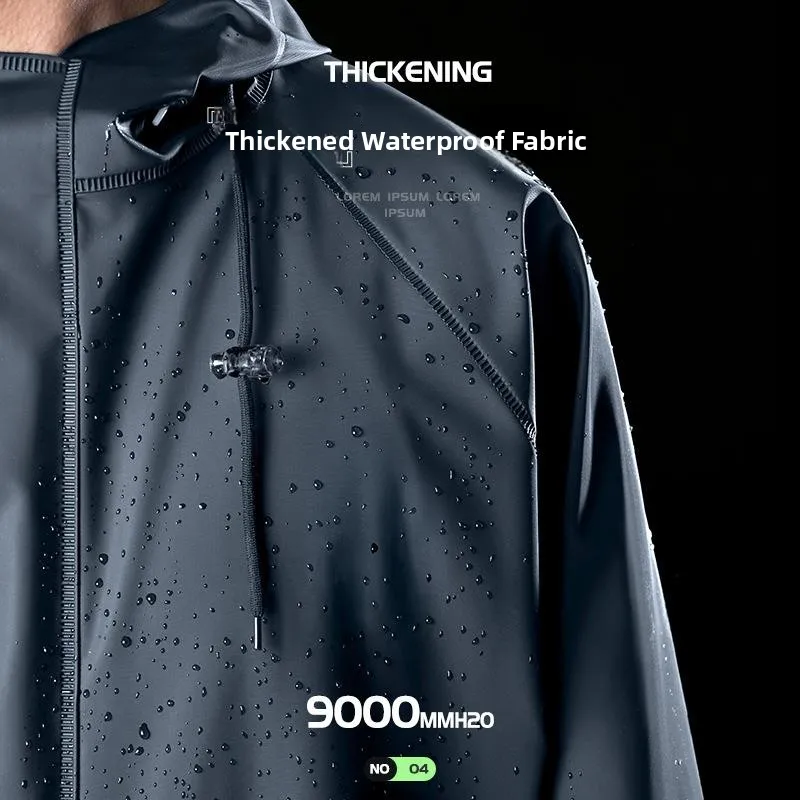 Waterproof PVC Separate Raincoat And Rain Pants Set for very Women's Sle Men's Sle Motorcycle Special Use Set