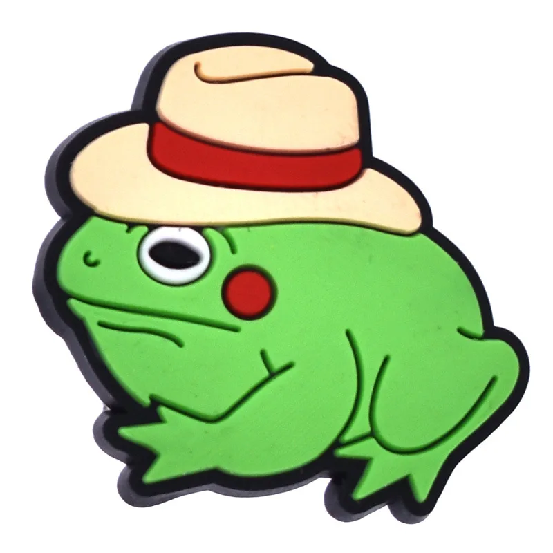 Whimsical Frog Shoe Charms for Clogs and Accessories