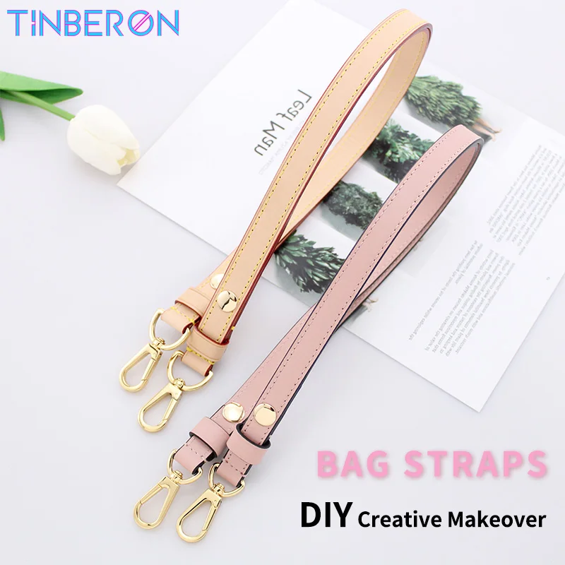 

Tinberon Bag Strap For Crossbody Adjustable Bag Shoulder Strap Bucket Bag Part Replacement Leather Bag Strap Handbag Handle Belt