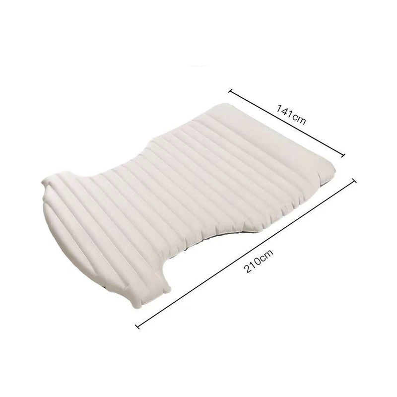 Tesla Model Y Car Air Cushion Mattress Inflatable Air Cushion Outdoor Camping Travel Special Suede Fabric Car Travel Bed