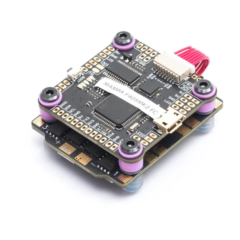 

Контроллер полета F405MK2 Betaflight и F40MK2 40A 3-6S DSHOT600 FPV Racing Brushless ESC для радиоуправляемого дрона Mini Quad
