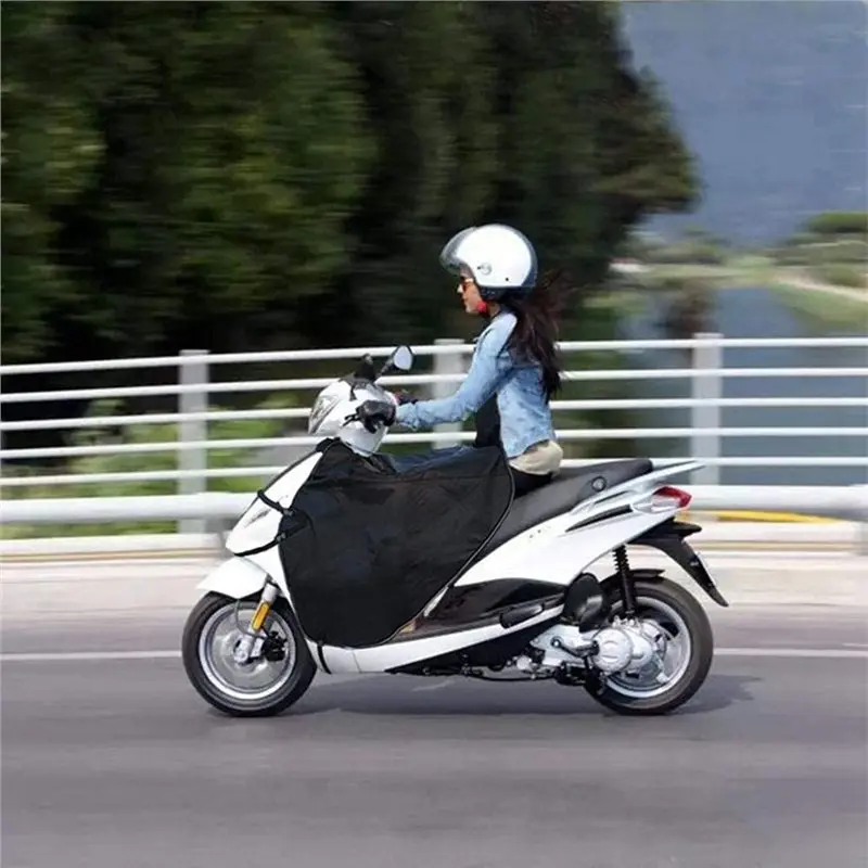 방풍 방풍 쉴드 범용 오토바이 다리 커버 방수 무릎 담요 스쿠터 비 보호 워머-AU62