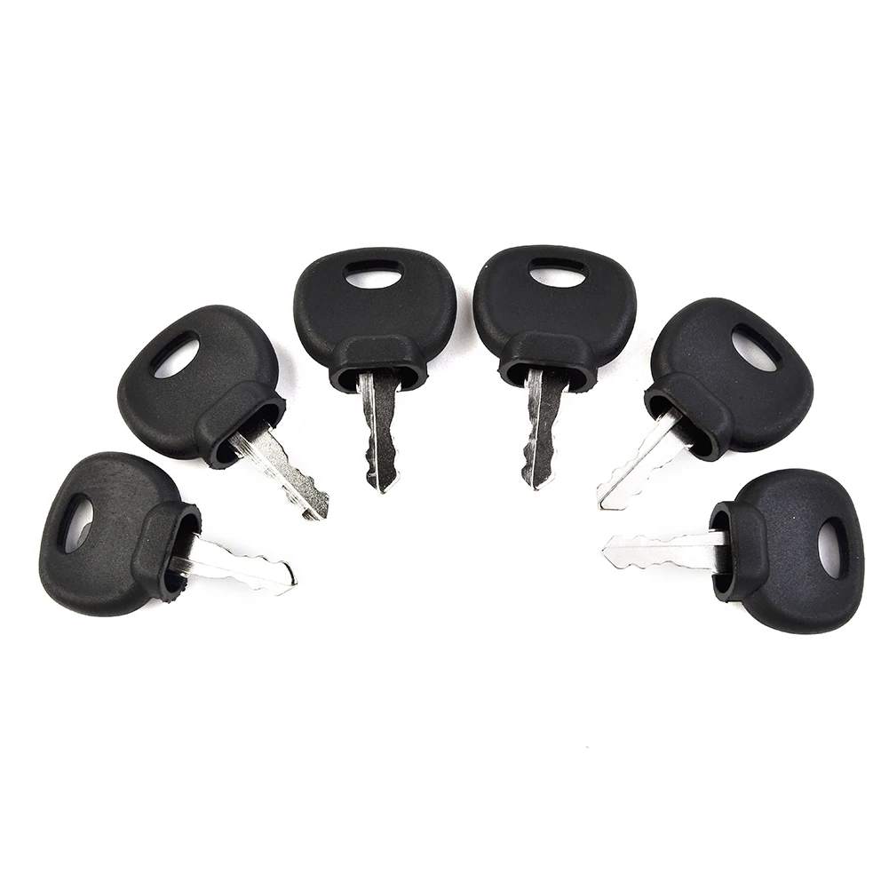 

6PCS Ignition Key Plant Application Spare 14607 For Jcb Bomag Manitou Tractor High Quality Durable Car Accessories
