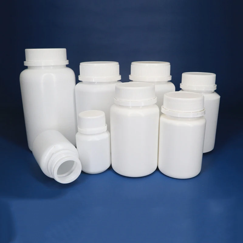 100PCS Empty Plastic PE White Seal Bottles 15ml/20ml/30ml/60ml/100ml Solid Powder Medicine Pill Vials Reagent Packing Containers 10pcs 15ml 20ml 30ml 40ml 50ml 60ml 80ml 100ml pe seal bottles empty white solid powder medicine pill vials reagent containers