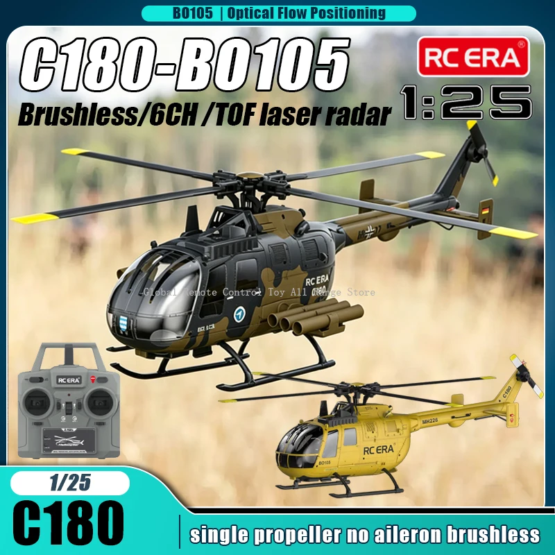 2,4 GHz kauko-ohjattava lentokone, 2 akkua, keltainen/vihreä camo