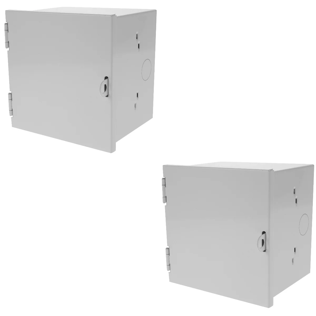 2 Count Electric Car Electrical Enclosure Junction Box Outdoor Wrought Iron