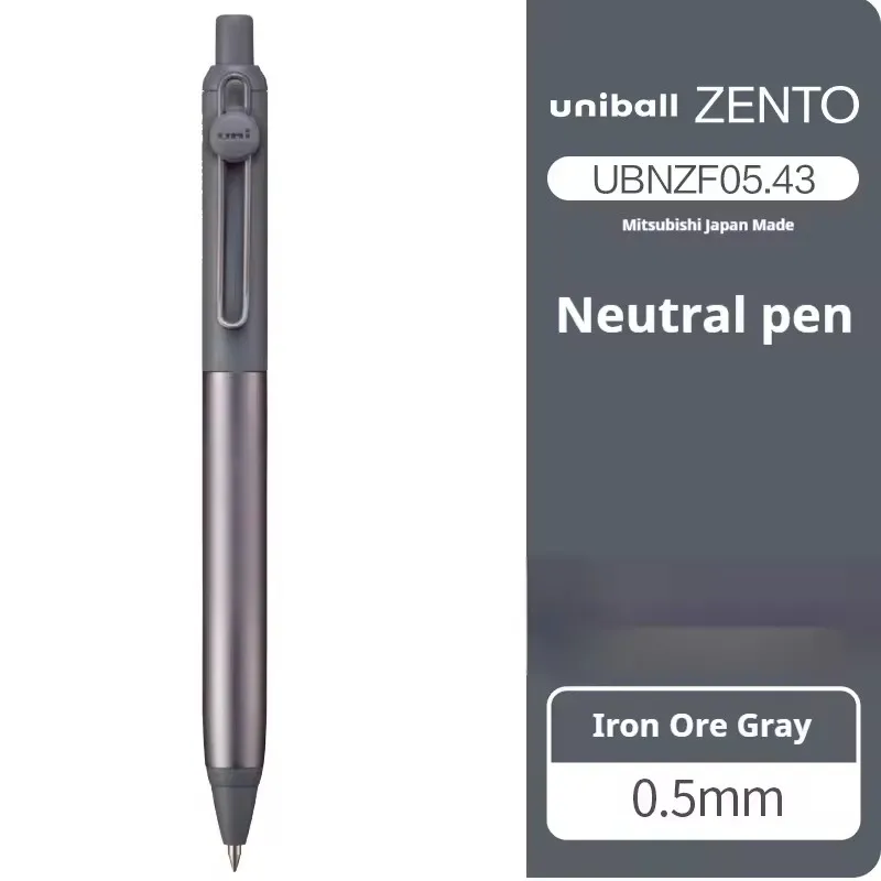 New Uni uniball Zento Metal 0.38mm/0.5mm Signature Gel Pen Flow