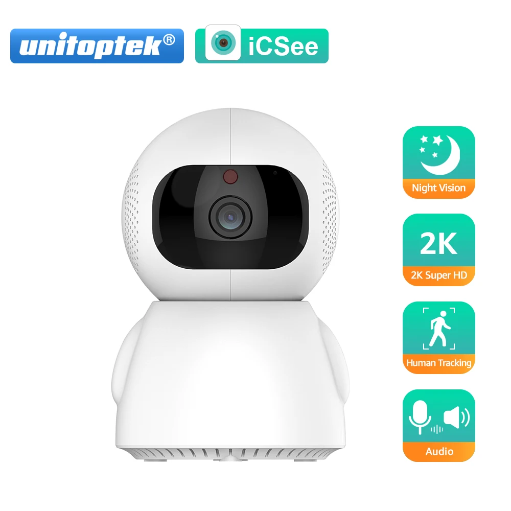 HD 3MP Wireless PTZ IP Camera Intelligent Home Security Surveillance CCTV Network Wifi Camera Two Way Audio XMEye iCsee