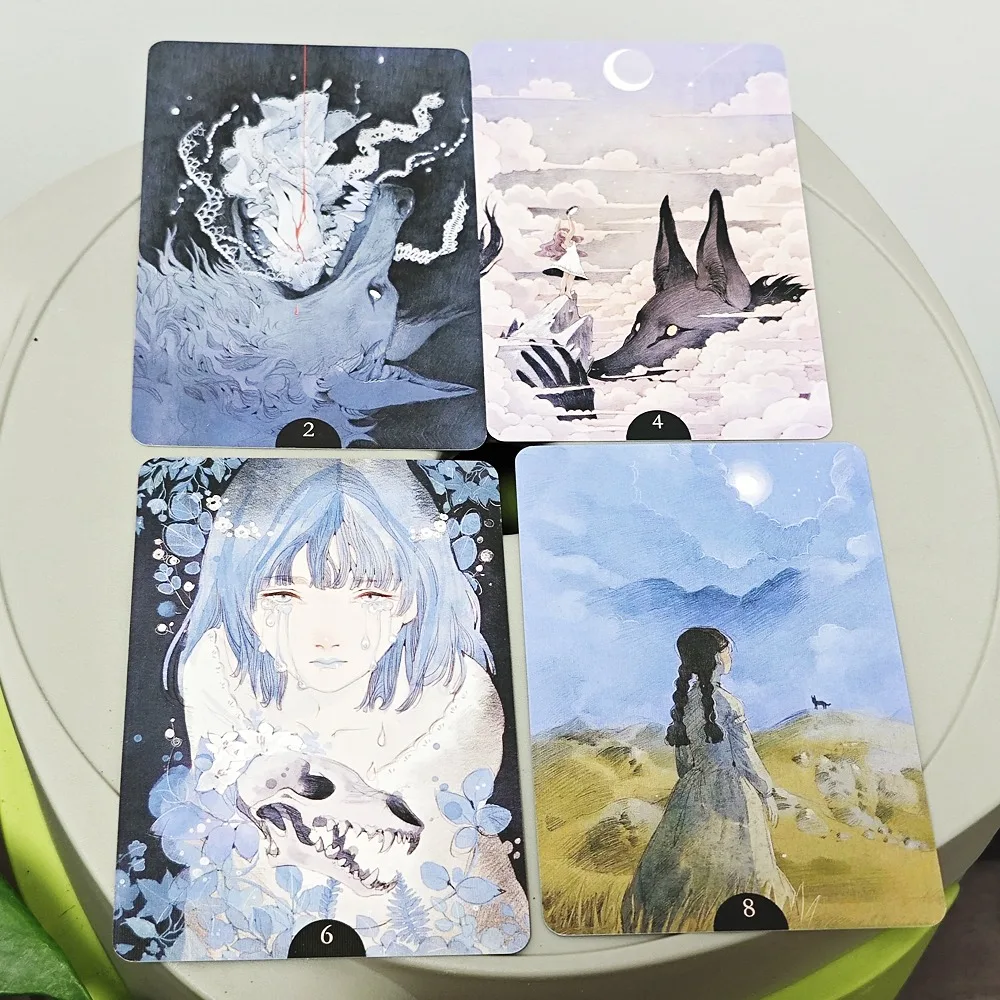 

8.8*12.6cm Loputyn Oracle Double-sided Embossed Evocative, Sensual, and Imaginative Drawings 36 Pcs Cards