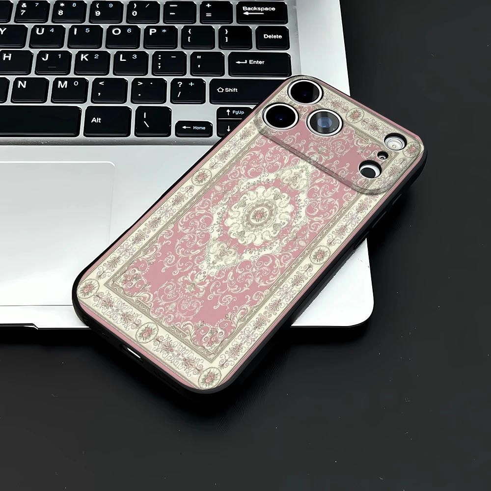 Vintage Persian Carpet Design Shockproof Silicone Phone Case