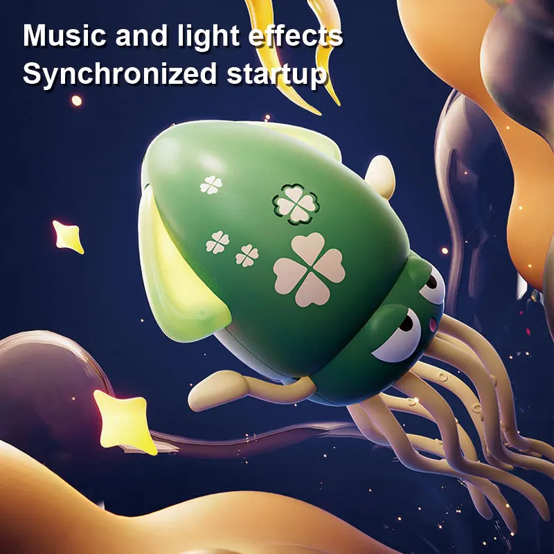 Dancing Octopus Toy - Electronic Crawling Pet with Music and Lights