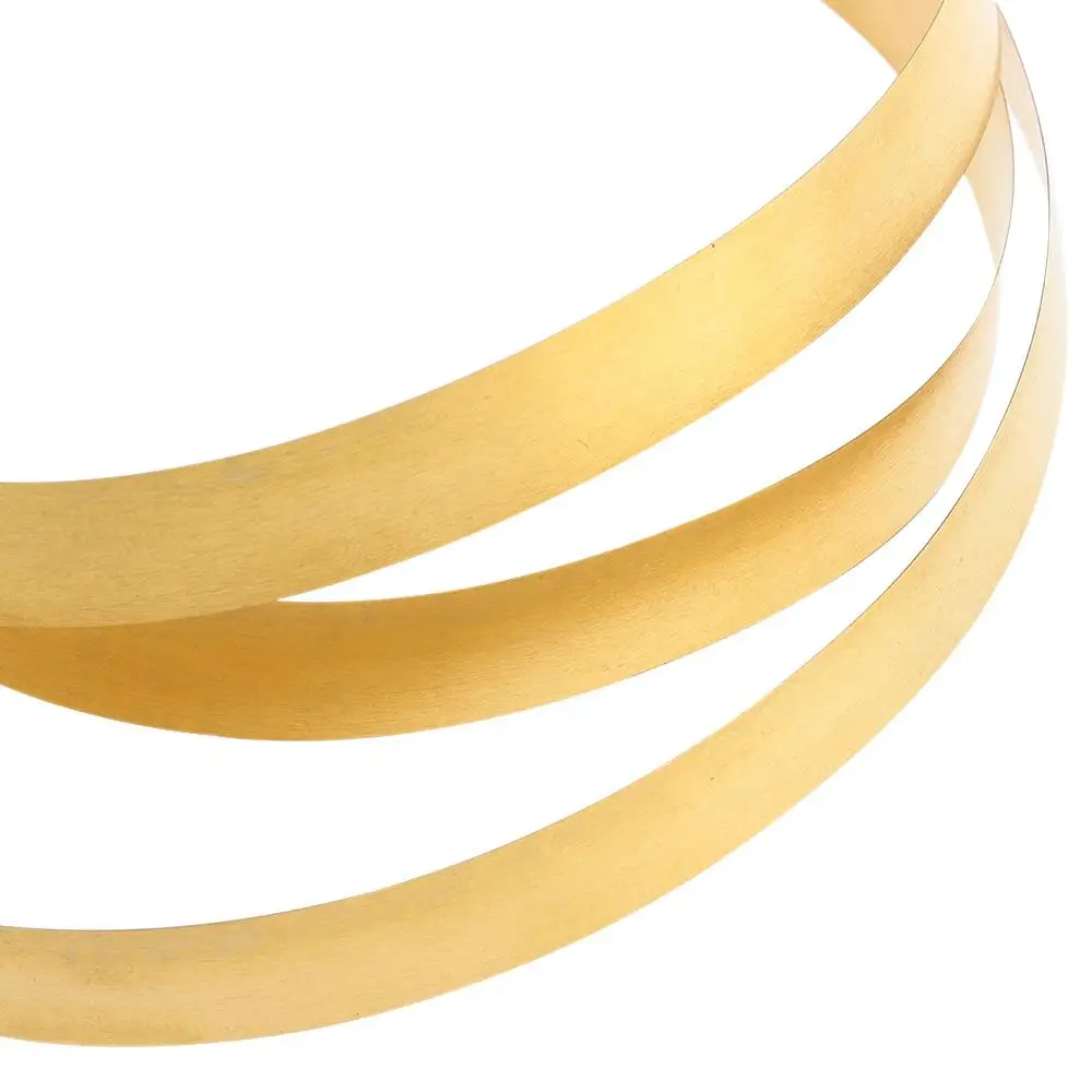 Practical 1000mm x10mm Brass Sheet Roll Yellow Metal Foil Plate Thin Brass Strip Handicraft Metalworking