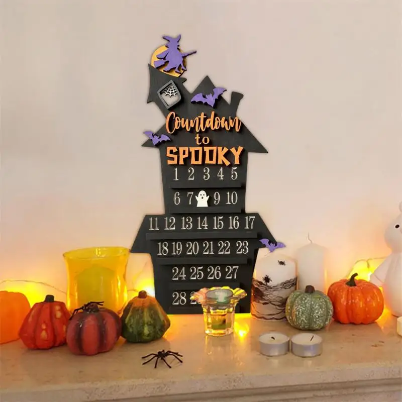 Halloween Countdown Calendar European Creative Decoration Unique Design Practical Durable Scary Countdown Decorations Calendar