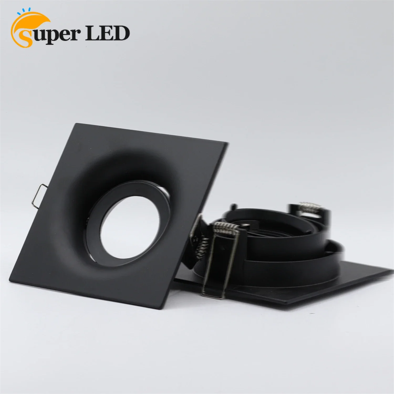 

Replaceable Light Source Spotlight Downlight Frame Bracket Shell with MR16 Holder 90mm Inch Cut Hole