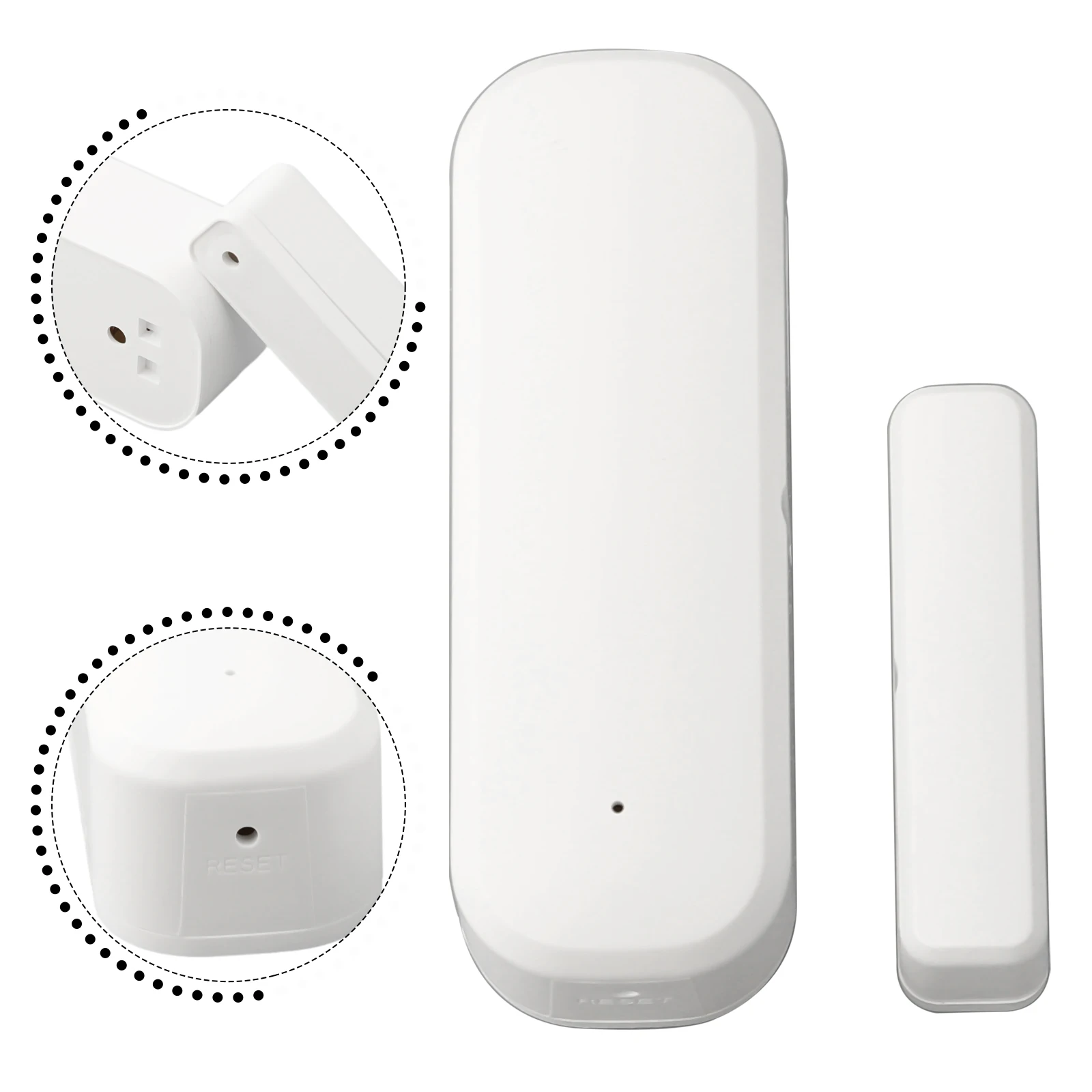 

Tuya WiFi For Door Sensor Easy Setup App Remote Control Stay Informed And Secure Small Size And Battery Powered
