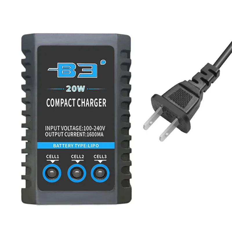 Chargeur LiPo B3 20W/10W EU/US - Chargeur multiport 1-3S