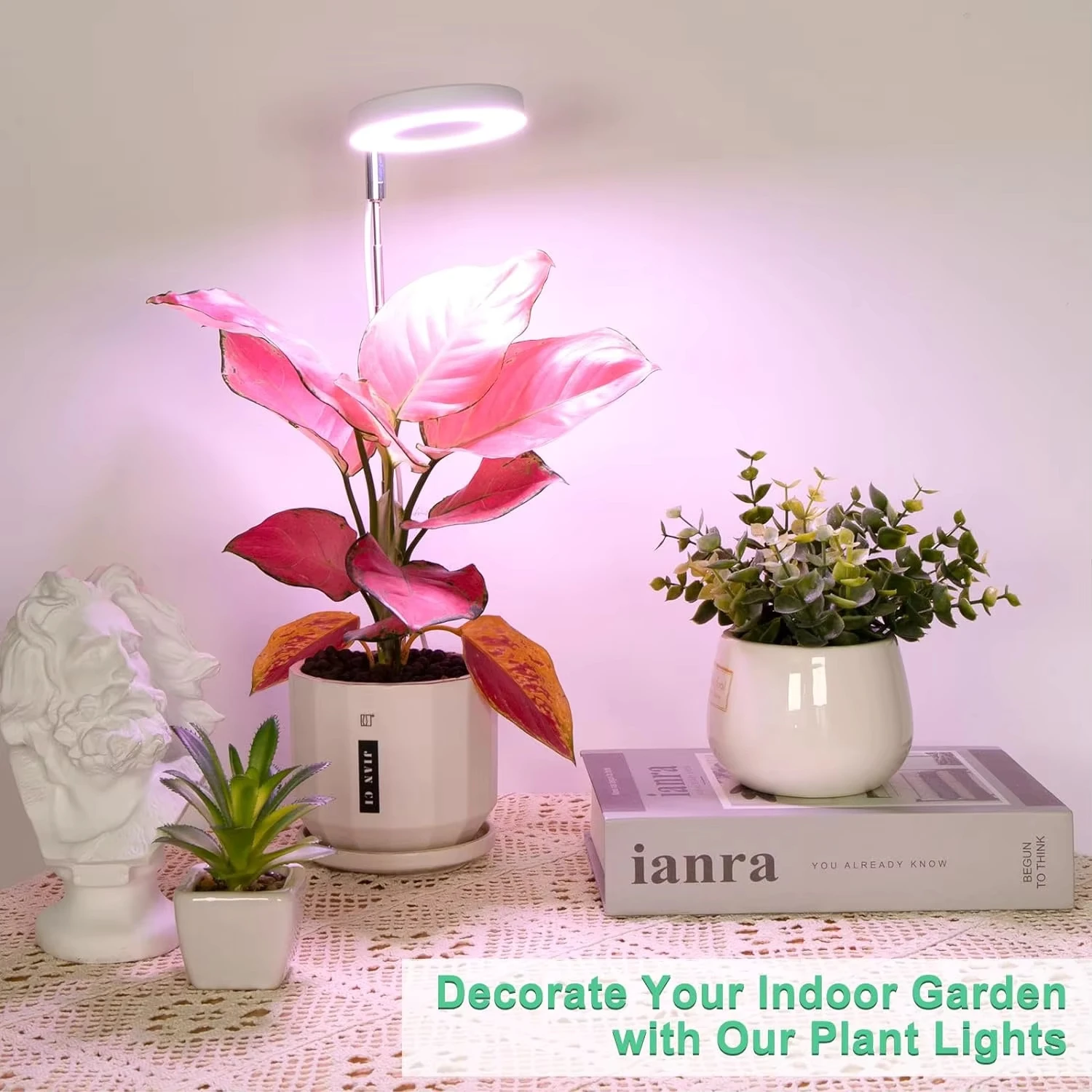 USB Angel Ring Grow Light Phytolamp for Plants with Control Full Spectrum Fitolamp Lights Home Flower Seedling Clip Phyto Lamp led grow light