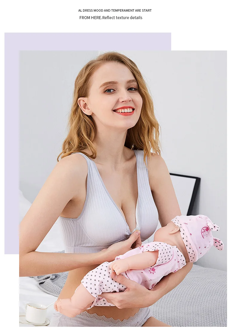 Maternity Bra Breastfeeding Plus Size  Nursing Bra Breastfeeding Bra - New  Pure - Aliexpress