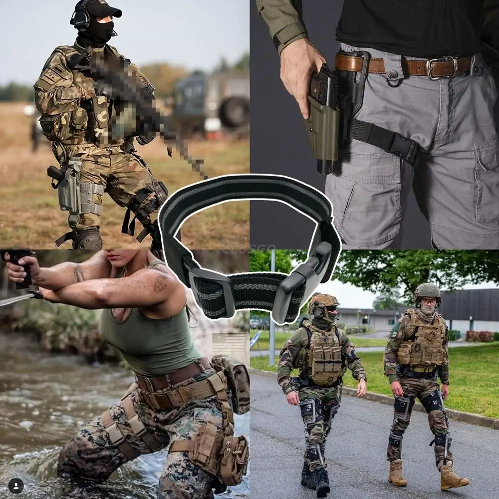 Tactical Leg Strap Elastic Thigh Strap Band for Leg Drop Holster with Quick  Release Buckle Airsoft Hunting Accessories