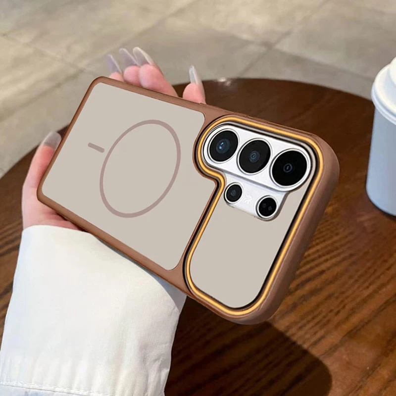 Luxurious Matte Wireless Charging Phone Case - Simple and Stylish Protective Case