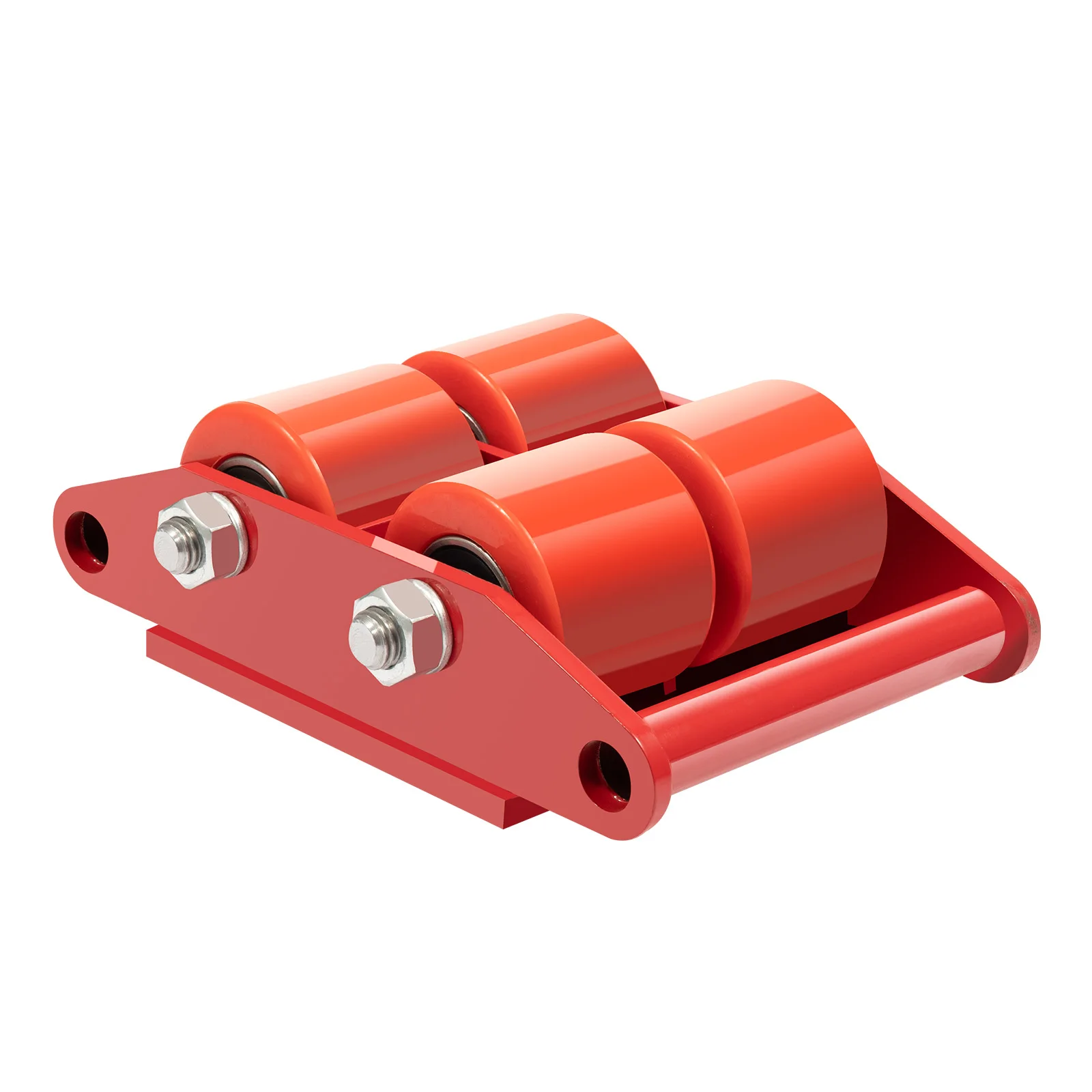 6T Heavy Duty Machinery Mover 360° Rotation Cap Cargo Trolley Machine Transport Roller Cart Industrial Dolly Skate Handling Tool