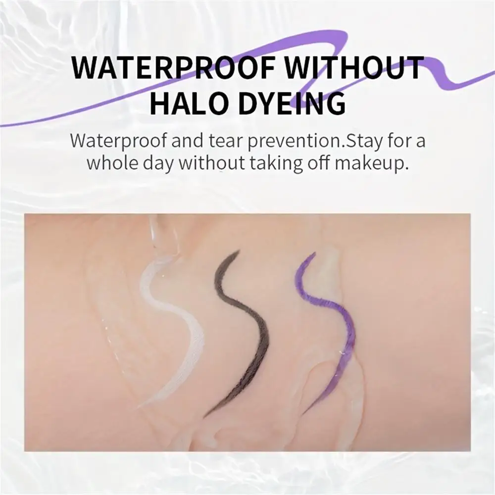 Matte Liquid Eyeliner Gel Durable Dyed Eye Shadow Color Painted Cream Natural Lasting High Color Rendering Waterproof Not Smudge