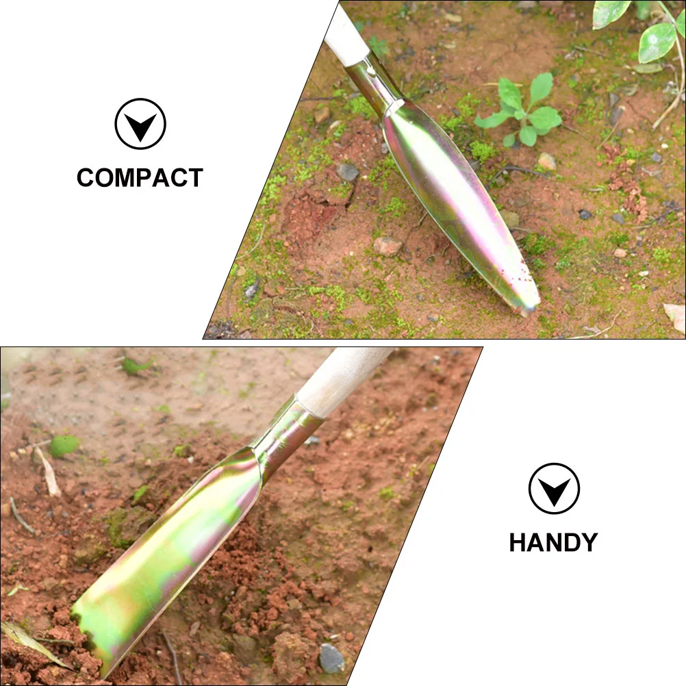 2 Pcs Small Flower with Wooden Handle Garden Tool Plant Electric Household Planting Child Gardening