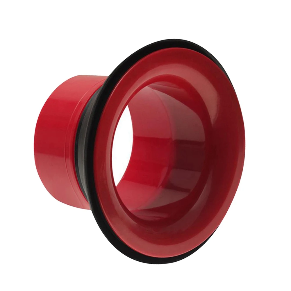 

Bass Drum Enhancer ABS Rubber Bass Drum Enhancer with Black Port Hole Protector,Mic Hole Drum Head,Red