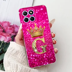Stylish Letters Soft Silicone Phone Case Cover for Honor X8 4G (8G)