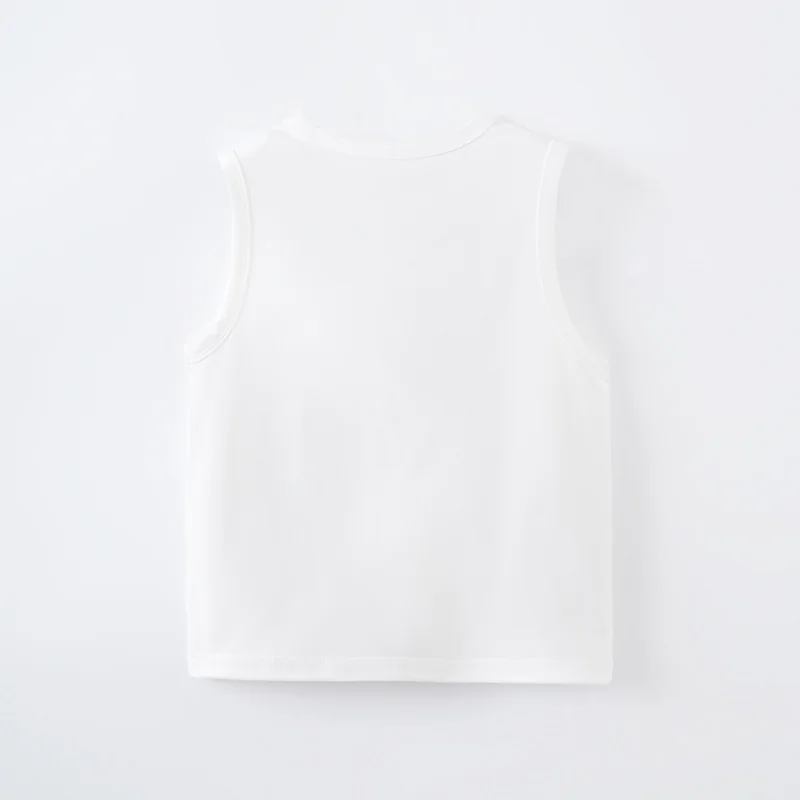 Children's Clothing Boys And Girls Cute Cartoon Fashion Casual And Comfortable Summer Round Neck Vest Sleeveless Baby T-Shirt