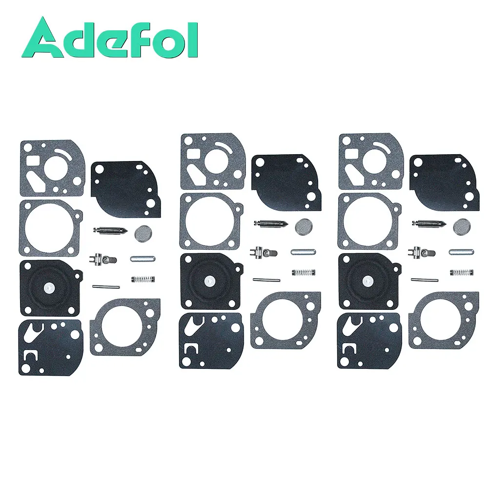3Pcs Kit Di Riparazione Carburatore Per Zama Rb-114 Rb-132 Rb-162 Rb-166 C1Q-S72B Gnd-93 Stihl Fs130R Fs310 Br500 Br550