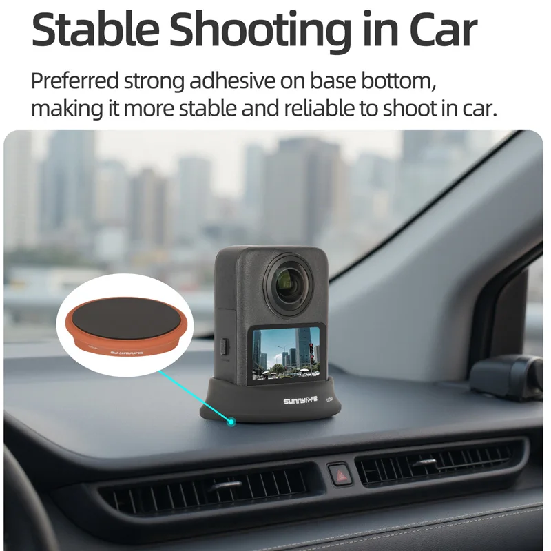 Soft Silicone Base For DJI OSMO 360 Desktop Fixed Stand Anti-slip Protective Car Base Holder Bracket for OSMO 360 Accessories