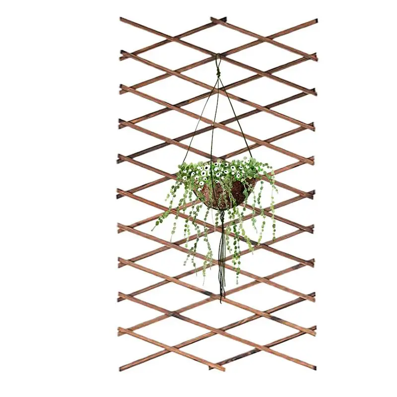 Climbing Plant Trellis Expandable Wooden Garden Trellis Fence Panel For