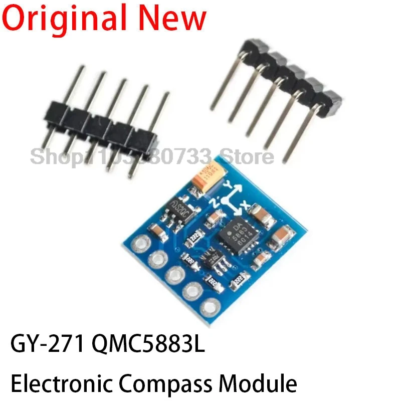 Module boussole GY-271 QMC5883 capteur champ magnétique 3 axes