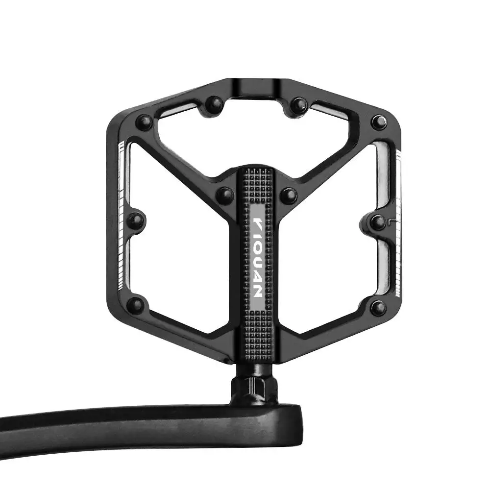 Pedali per bicicletta Cuscinetto DU sigillato Antiscivolo Mountain Road Bike Ciclismo Piattaforma in lega di alluminio Pedale per bici MTB - immagine 3
