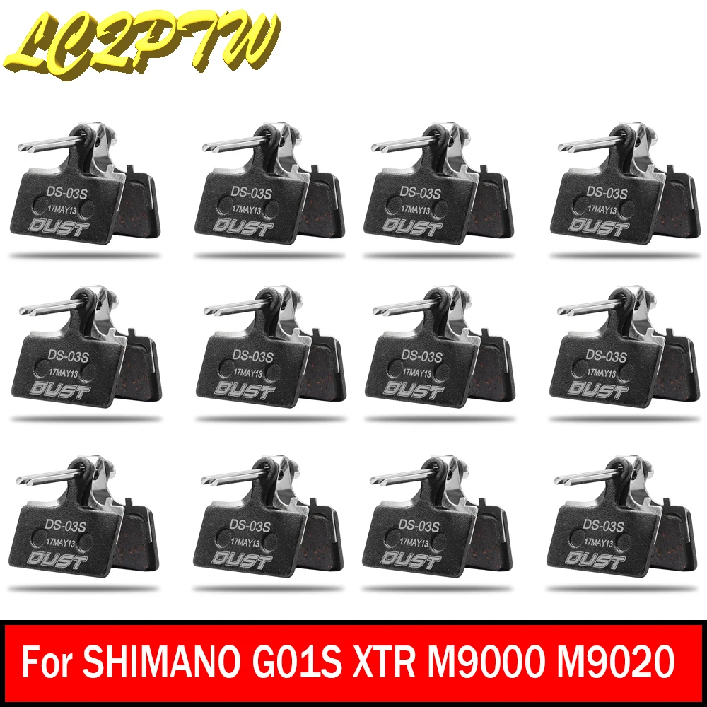 12Pairs Pastiglie Freno Per Shimano Xt Br-M8000 M785 Xtr M9000 M9020 M987 M988 M985 Slx M7000 M675 M666 Deore M615 Rs785 R785