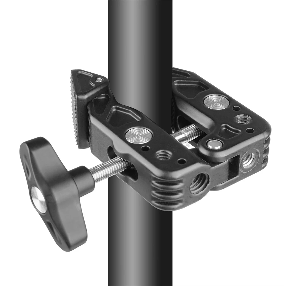Camera Metal Super Clamp Strong Clip With 1/4" 3/8" Screw Mount Adapter for DSLR Camera Holder Clip Magic Arm for Photography