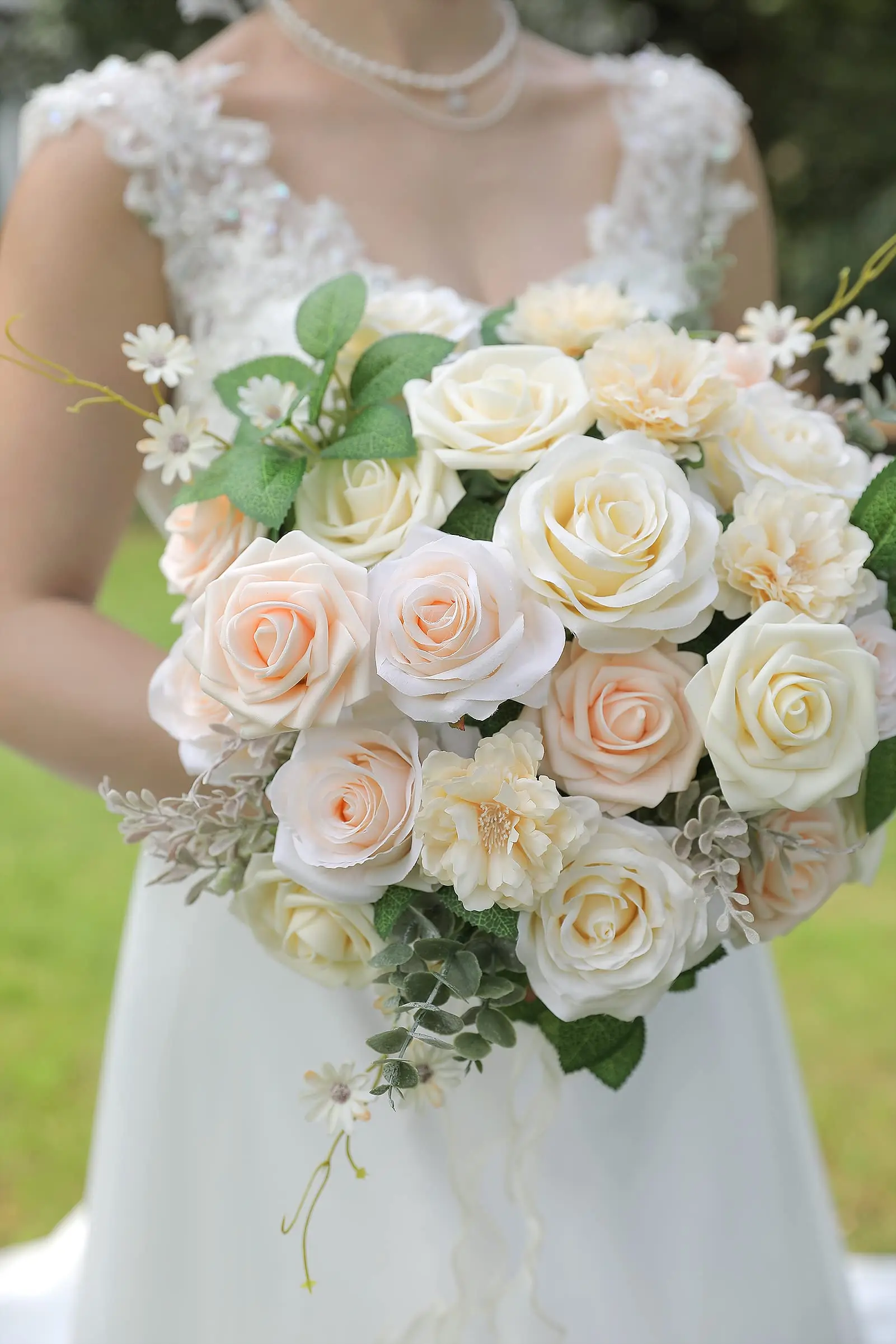 RoseFlower Set Fiori Artificiali Misti - Bouquet Finti Per Matrimoni, Centrotavola E Decorazione Casa - 3
