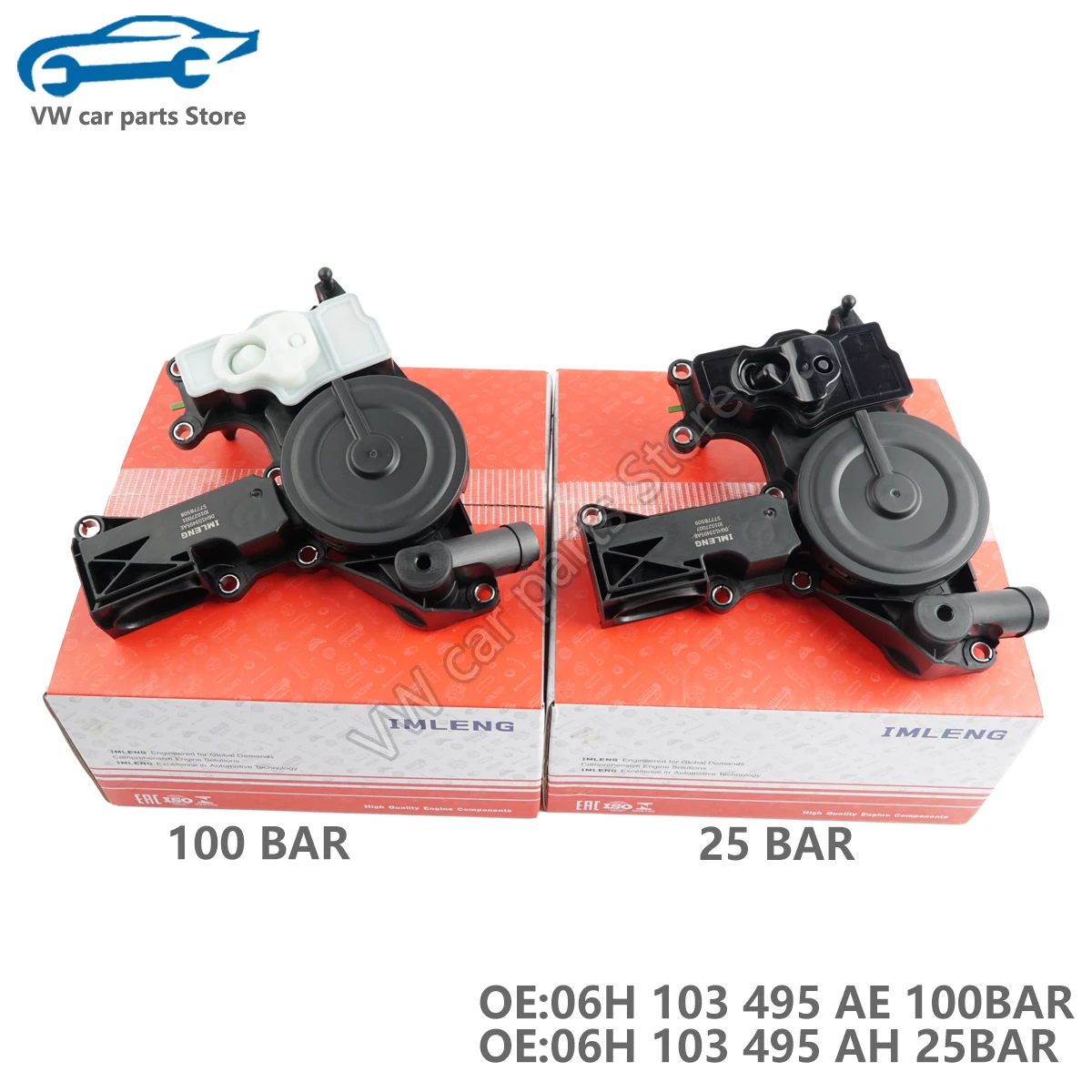 06H103495AH EA888 2 Oil Separator PCV Valve Assembly For AUDI TT