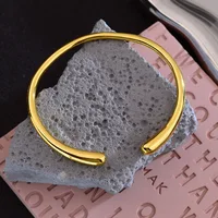 Bracelet en argent Sterling 100% massif pour femmes et hommes, Vintage, fait à la main, Simple, en or, cadeau d'anniversaire, 925 4
